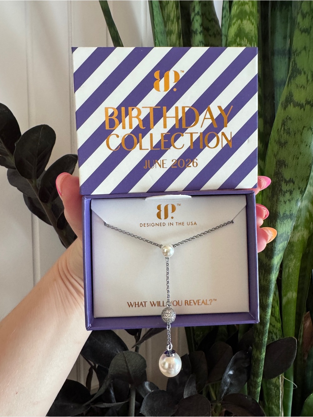 BP 2026 June Birthday Necklace - Pearl! 🤍